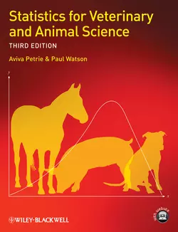 Statistics for Veterinary and Animal Science Watson Paul и Petrie Aviva