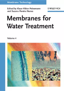 Membrane Technology  Volume 4. Membranes for Water Treatment Nunes Suzana и Peinemann Klaus-Viktor