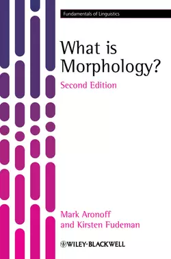 What is Morphology?, Aronoff Mark