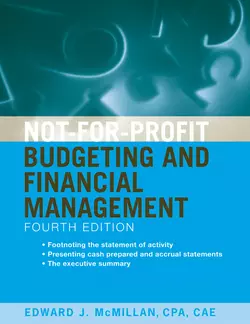 Not-for-Profit Budgeting and Financial Management, Edward McMillan