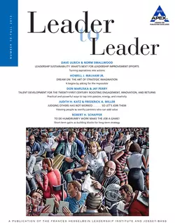 Leader to Leader (LTL), Volume 70, Fall 2013, Frances Institute Hesselbein Leadership