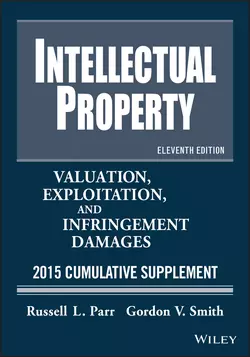 Intellectual Property. Valuation, Exploitation, and Infringement Damages 2015 Cumulative Supplement, Russell Parr