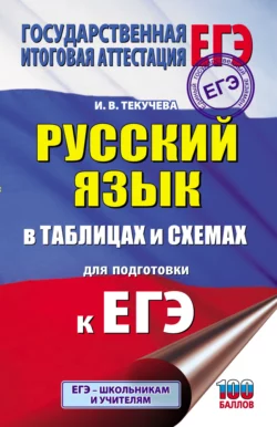 ЕГЭ. Русский язык в таблицах и схемах для подготовки к ЕГЭ Ирина Текучёва