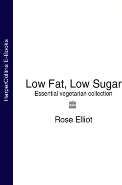 Low Fat, Low Sugar: Essential vegetarian collection, Rose Elliot