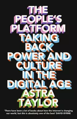 The People’s Platform: Taking Back Power and Culture in the Digital Age, Astra Taylor