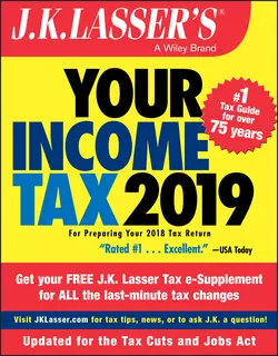 J.K. Lasser′s Your Income Tax 2019. For Preparing Your 2018 Tax Return, J.K. Institute