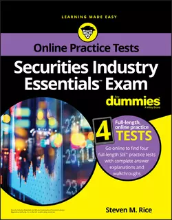 Securities Industry Essentials Exam For Dummies with Online Practice Steven Rice