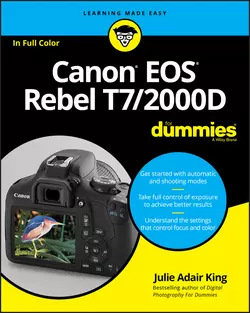 Canon EOS Rebel T7/2000D For Dummies, Julie King