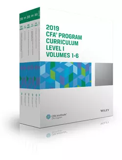 CFA Program Curriculum 2019 Level I Volumes 1-6 Box Set, CFA Institute