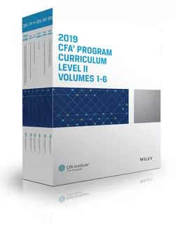 CFA Program Curriculum 2019 Level II Volumes 1-6 Box Set, CFA Institute