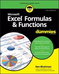 Excel Formulas & Functions For Dummies, Ken Bluttman