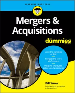 Mergers & Acquisitions For Dummies Bill Snow