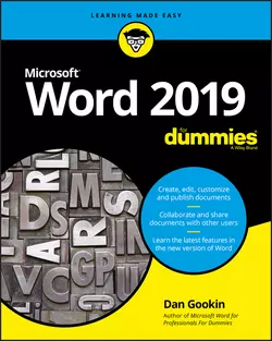 Word 2019 For Dummies Dan Gookin