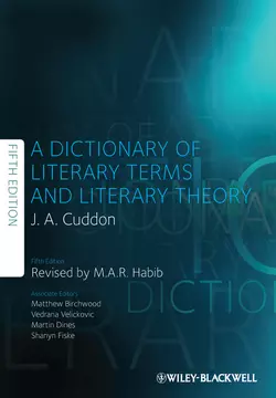 A Dictionary of Literary Terms and Literary Theory, Martin Dines