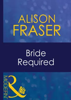 Bride Required Alison Fraser