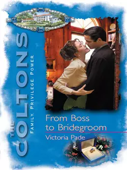 From Boss to Bridegroom, Victoria Pade