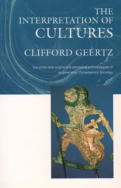 The Interpretation of Cultures Clifford Geertz