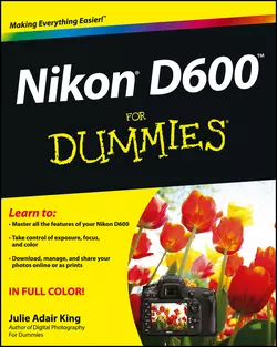 Nikon D600 For Dummies Julie King