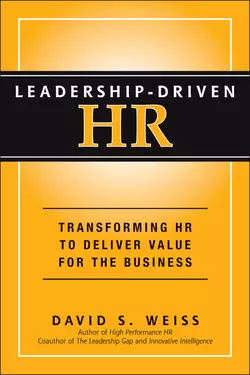 Leadership-Driven HR, David Weiss