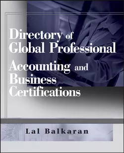 Directory of Global Professional Accounting and Business Certifications