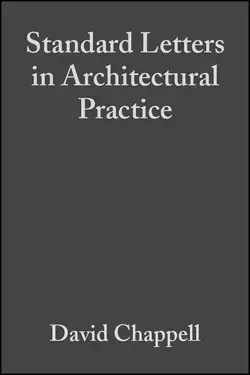 Standard Letters in Architectural Practice 