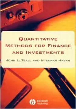 Quantitative Methods for Finance and Investments, John Teall