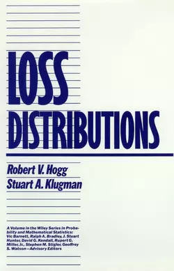 Loss Distributions, Stuart Klugman