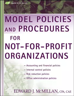 Model Policies and Procedures for Not-for-Profit Organizations 