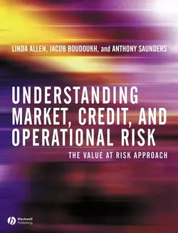 Understanding Market, Credit, and Operational Risk, Anthony Saunders