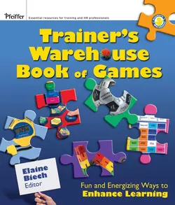 The Trainer′s Warehouse Book of Games 