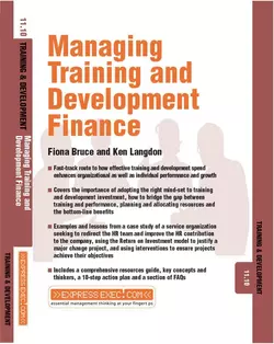 Managing Training and Development Finance Ken Langdon и Fiona Green