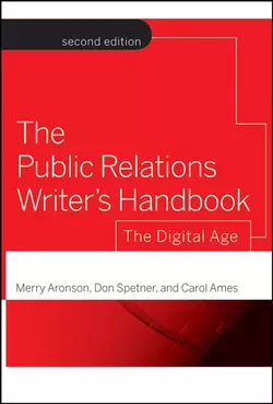 The Public Relations Writer′s Handbook, Merry Aronson