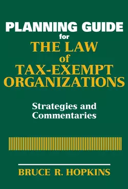 Planning Guide for the Law of Tax-Exempt Organizations 