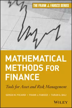 Mathematical Methods for Finance, Frank J. Fabozzi