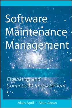 Software Maintenance Management Alain Abran и Alain April