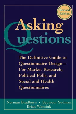 Asking Questions Seymour Sudman и Brian Wansink