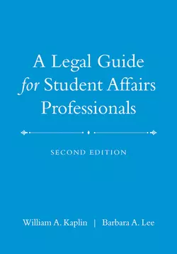 A Legal Guide for Student Affairs Professionals, Barbara Lee