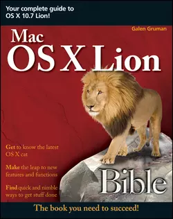 Mac OS X Lion Bible Galen Gruman