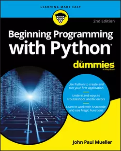 Beginning Programming with Python For Dummies 