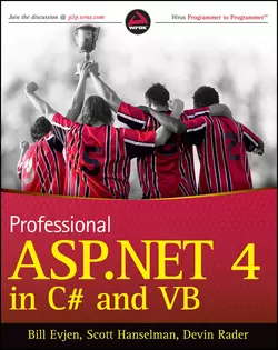 Professional ASP.NET 4 in C# and VB, Bill Evjen