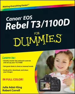 Canon EOS Rebel T3/1100D For Dummies, Robert Correll