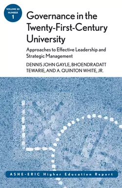 Governance in the Twenty-First-Century University: Approaches to Effective Leadership and Strategic Management, Bhoendradatt Tewarie