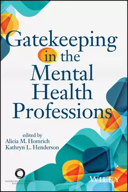 Gatekeeping in the Mental Health Professions, Alicia Homrich