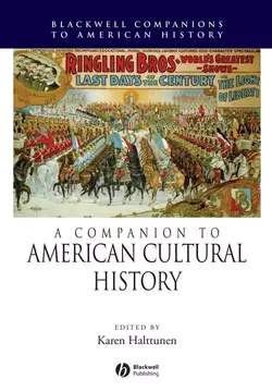 A Companion to American Cultural History 