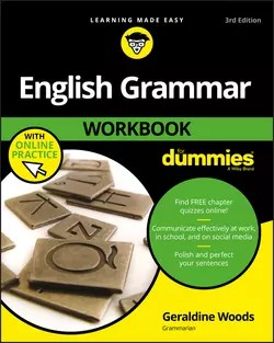 English Grammar Workbook For Dummies  with Online Practice 