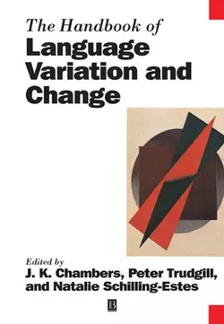 The Handbook of Language Variation and Change, Peter Trudgill