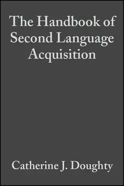 The Handbook of Second Language Acquisition, Michael Long