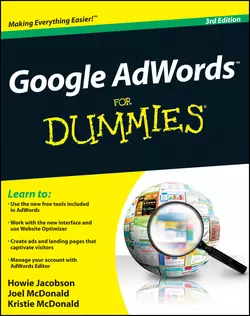 Google AdWords For Dummies Joel McDonald и Kristie McDonald