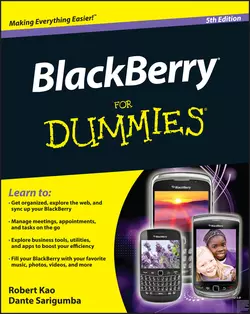 BlackBerry For Dummies, Robert Kao