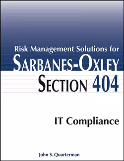 Risk Management Solutions for Sarbanes-Oxley Section 404 IT Compliance 